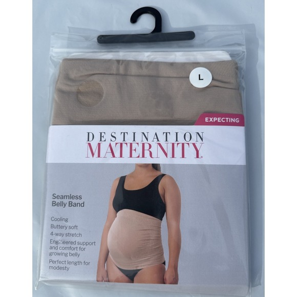 Destination Maternity Other - Destination Maternity Seamless Belly Band 4 Way Stretch Soft‎ Bronze Large 12-14
